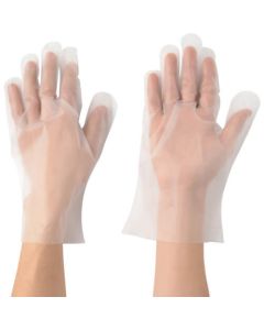Disposable Polyethyrene Gloves กล่องละ 100แผ่น