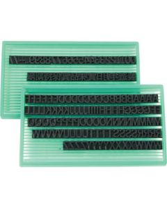 ตรายางเปลี่ยนได้ uni rubber T-8 (8 mm) ชุดตัวอักษรและตัวเลข/คันจิ