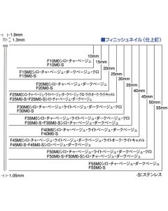 ตะปูตกแต่ง (สีเบจอ่อน) ยาว 45มม.