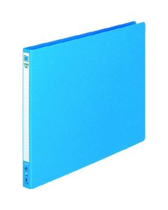 แฟ้มคันโยก MZ สีน้ำเงิน ขนาด A4 แนวนอน ความกว้างสัน 20 มม. รุ่น FU-305B