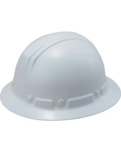 FRP all around brim type helmet white