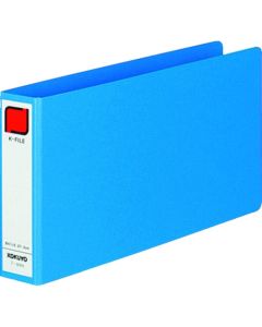 แฟ้ม K สำหรับเอกสารมาตรฐาน เข้าเล่ม 30 มม. ขนาด B4 1/3 แนวนอน สีน้ำเงิน รุ่น FU-809B