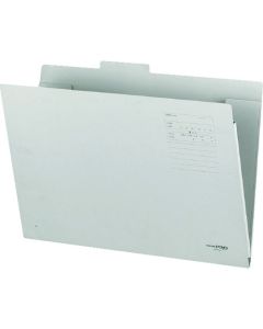 แฟ้มเดี่ยวพร้อมปกข้าง ขนาด A3 สีเทา SE-FF8M