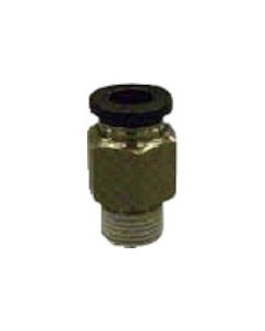 อุปกรณ์ลม R1/8 x เส้นผ่านศูนย์กลางภายนอกท่อ Φ6.0 (แบบตรง) สำหรับลมข้อต่อท่อ