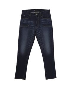Double Smart Phone Pockets Denim Pants (Navy) Xl Size RUSH88 1ชุด