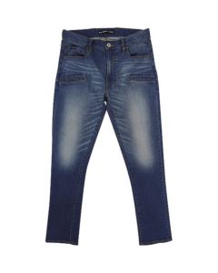 Double Smart Phone Pockets Denim Pants (Blue) Xl Size RUSH88 1ชุด