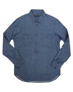 Denim Shirt (Blue) L Size RUSH 1ชุด