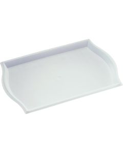 ถาดอาหาร PP รุ่น 8241 สีใสซาติน