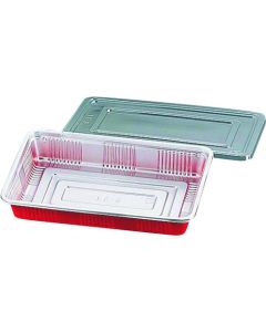 กล่องอาหารกลางวันพร้อมฝาใส (100 ชุด) LC-6