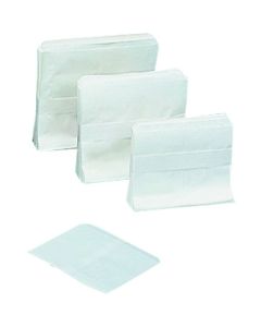 ถุงกระดาษแบบใหม่ ทนน้ำมันและกันน้ำ ชนิดแบน (500 ชิ้น) ขนาดกลาง (F-Medium)