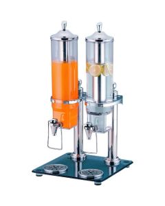 เครื่องจ่ายน้ำผลไม้ KINGO ขนาด 2.6 ลิตร รุ่น 36402-2 (แบบคู่)