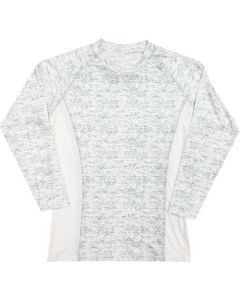 RB 2171 เสื้อเชิ้ตแขนยาวผ้ายืด (D ลายพราง สีขาว) M