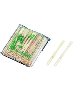 ส้อมไม้ไผ่ (100 ชิ้น)