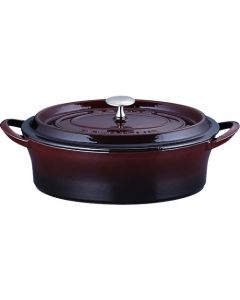 หม้อทรงรี Cocotte ขนาด 26 ซม. สีน้ำตาล