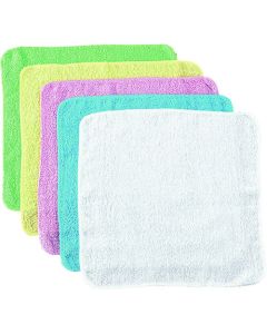 ผ้าเช็ดฝุ่นหลากสี (12 ชิ้น) - สีเขียว