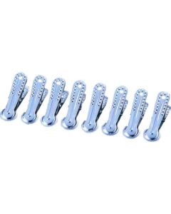 คลิปหนีบอะลูมิเนียม (มีให้ 8 ชิ้น)