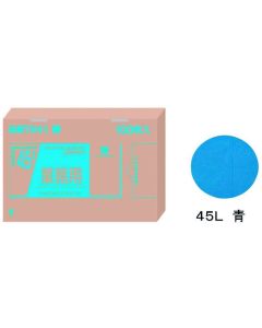 ถุงพลาสติกโพลีเอทิลีนสำหรับงานหนักเชิงพาณิชย์ (กล่องละ 100 ใบ) ขนาด 45 ลิตร สีฟ้า รหัส TN41