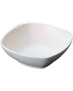 เครื่องใช้เมลามีนสีขาว จานลึกทรงสี่เหลี่ยม ขนาดกลาง M11-110