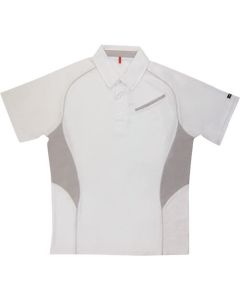 Quick Dry Polo Shirts M size (White) 1ชุด
