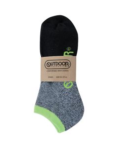 5 Fingers Athletic Socks OD A319 3P (Gray Pattern) ชุดละ 3 คู่