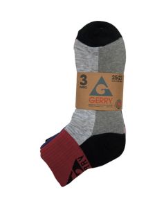 5 Fingers Quarter Length Socks A302 3P(Patterned) ชุดละ 3 คู่