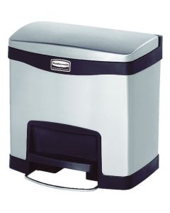 Slim Jim Step-On Stainless Steel Front Step Containers