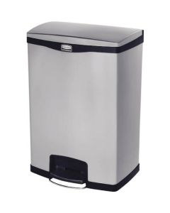 Slim Jim Step-On Stainless Steel Front Step Containers