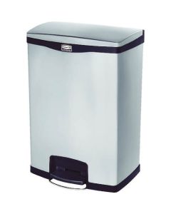 Slim Jim Step-On Stainless Steel Front Step Containers