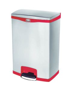 Slim Jim Step-On Stainless Steel Front Step Containers
