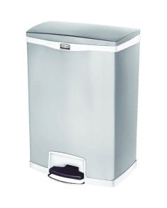 Slim Jim Step-On Stainless Steel Front Step Containers