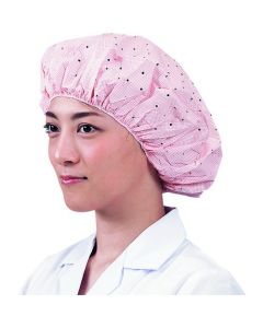 หมวกกันหนาวแบบสึคุสึคุ (ผ้าไม่ทอแบบมีประจุไฟฟ้าสถิต) EL-102 M สีชมพู (100 ชิ้น)