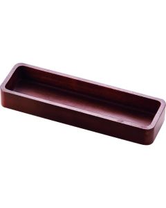 กล่องใส่ช้อนส้อมไม้ สีน้ำตาล รุ่น TD-041