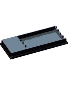 ถาดใส่ตะเกียบ ABS, ใส่ได้ 4 คู่, สีดำ, M10-988