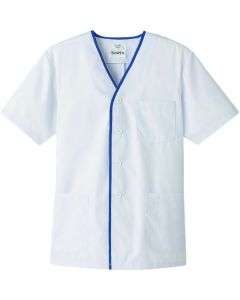 เสื้อคลุมแล็บสำหรับผู้ชาย ดีไซน์เนอร์ แขนสั้น รุ่น FA-347 ไซส์ 4L