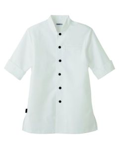 เสื้อโค้ทสำหรับใส่ทำงานแบบยูนิเซ็กส์ รุ่น ET-7730 สีขาว ไซส์ S
