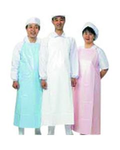 ผ้ากันเปื้อนทำความสะอาดง่าย สีขาว ไซส์ L