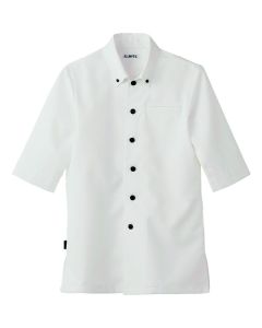 เสื้อโค้ทสำหรับใส่ทำงานแบบยูนิเซ็กส์ รุ่น ET-7727 สีขาว ไซส์ S