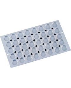 ยาสีฟัน Elastomer 1867-01 ขนาดเล็กสำหรับทำทาร์ต (40 ช่อง)