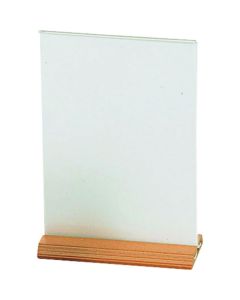 ขาตั้งเมนูสไตล์ญี่ปุ่นลายไม้ รุ่น WS-104 (ทรงสูงขนาดกลาง)