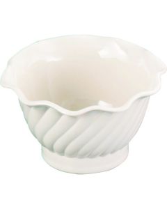 จานทรงทิวลิป หมายเลข 4530 สีโบน
