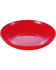 ชุดจานชามเมลามีนเรียบง่าย - จานเล็ก 16 ซม. - SP-33R - สีแดง