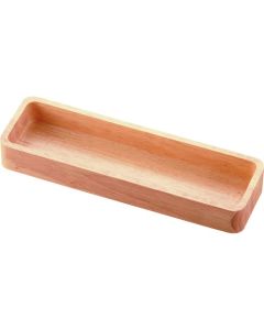กล่องใส่ช้อนส้อมไม้ ผิวไม้ธรรมชาติ รุ่น TD-031