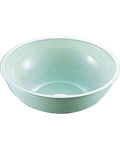 ชามสลัดทรงกลมมีลายริ้ว RSB8CW (สีขาว)