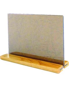 ขาตั้งเมนูไม้ มีขาตั้ง ทำจากไม้ธรรมชาติ ขนาดใหญ่