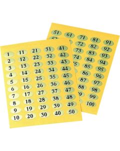 สติกเกอร์หมายเลข NC-100 (51-100)