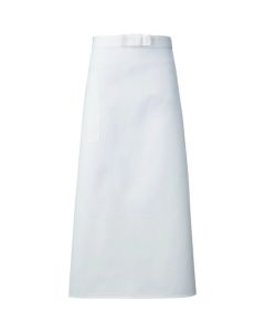 ผ้ากันเปื้อนสำหรับผู้เชี่ยวชาญด้านไวน์ (Sommelier) แบบยาว รุ่น A-1735 (สีขาว)