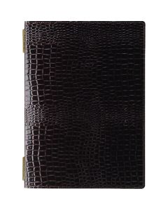 สมุดเมนู Crocodile Touch รุ่น GB-121 สีน้ำตาล