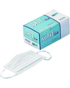 หน้ากากอนามัยแบบใช้แล้วทิ้ง ยี่ห้อ Sofit (50 ชิ้น)
