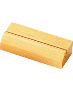 ที่ใส่บัตรไม้ (ทรงสี่เหลี่ยม) ลายไม้ - 41 ผิวไม้ธรรมชาติ