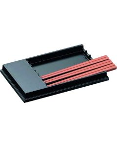 ถาดใส่ตะเกียบ ABS สำหรับ 6 คู่ สีดำ รุ่น M10-990